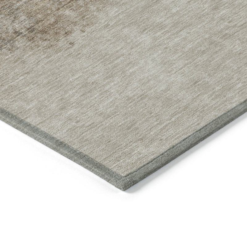 Tapis intérieur / extérieur lavable à la machine Eden ACN2214, Rectangle 8 pi x 10 pi