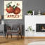 Art mural en verre rouge «U Pick Apples» par David Carter par Red Barrel Studio®-917147560