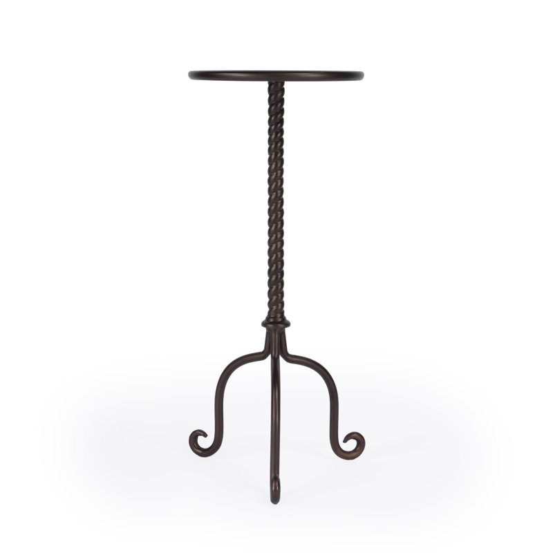 Alma Metal Pedestal Side Table