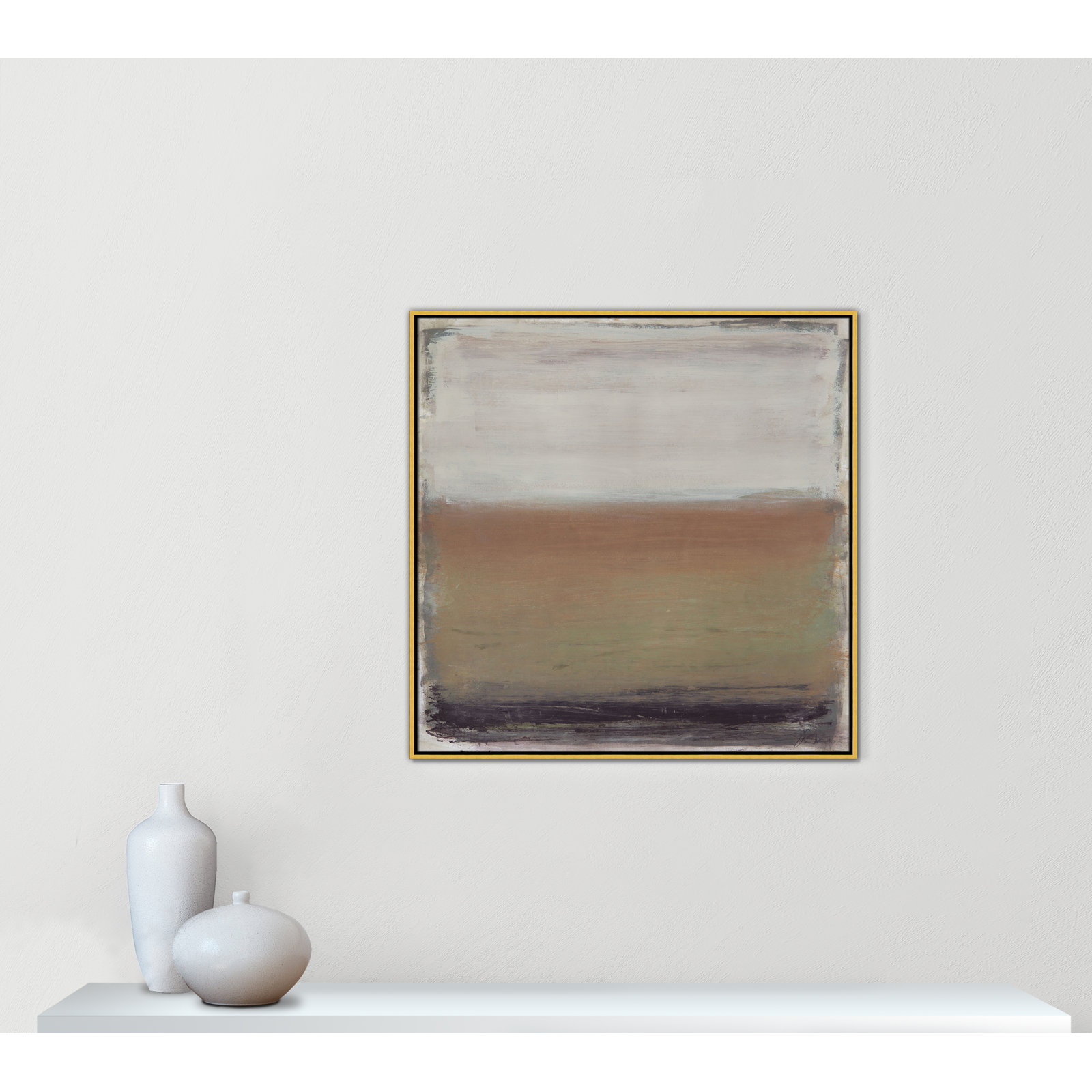 Arizona Print by , 37.5" H x 37.5" W, Gold