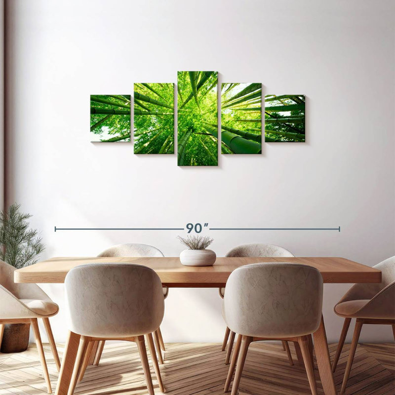 Giant Bamboo Trees, 30" H x 68" W