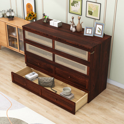 Convertible Murphy Bed with Decoration and Storage Drawer, Ideal for Saving Space and Adding Style to Your Bedroom by Latitude Run
