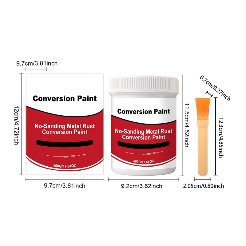 Rust removal paste Conversion Paint Rust Removal Paste Metal Rust Removal Paint