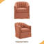 Solitude Skirted Swivel Accent Chair-574295438