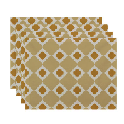 Nikhil Polyester Geometric Rectangle Placemat