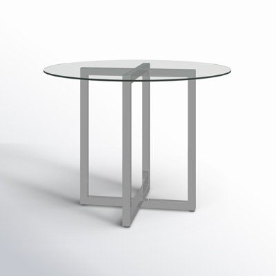 Dern Glass Round Dining Table