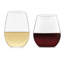 Ensemble de verres à vin sans pied 12 pièces Libbey Signature pour vin rouge et blanc Kentfield