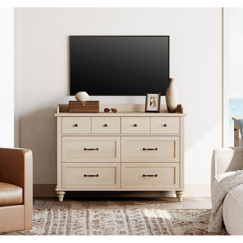 Allyssa 47.2'' W 6 - Drawer Dresser, Beige