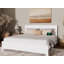 King Size Bed With Tall-panel Headboard & Footboard, Built-in Led Lights, Usb Charging Station-1411054566-1411054564