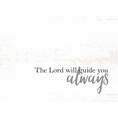 Guide You Always - Wrapped Canvas Print