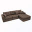 Canapé modulaire en L convertible-166363619