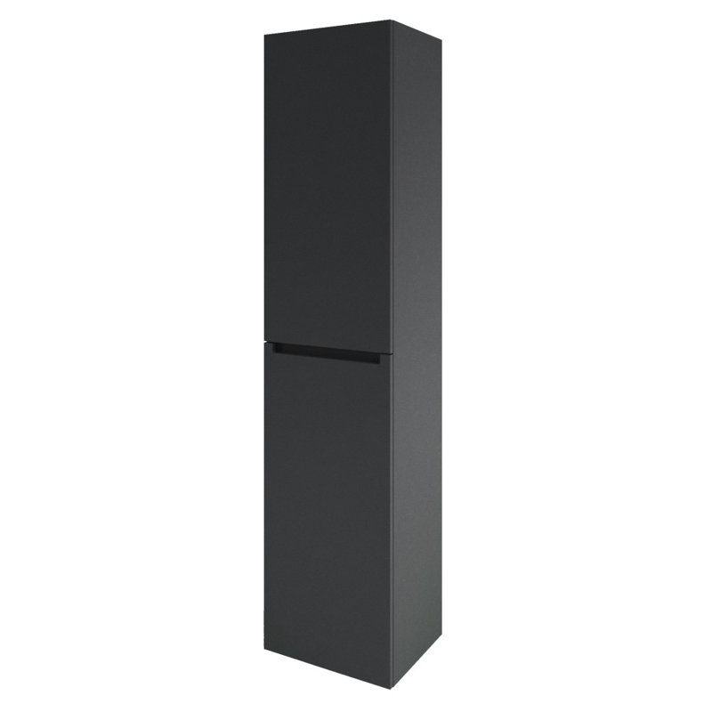 Mcdade Linen Cabinet, Steel Grey