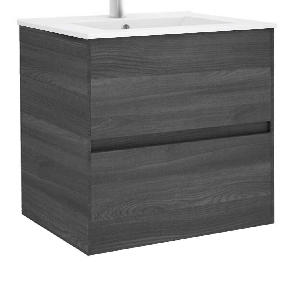 Alba 60cm 2 Drawer Basin Unit