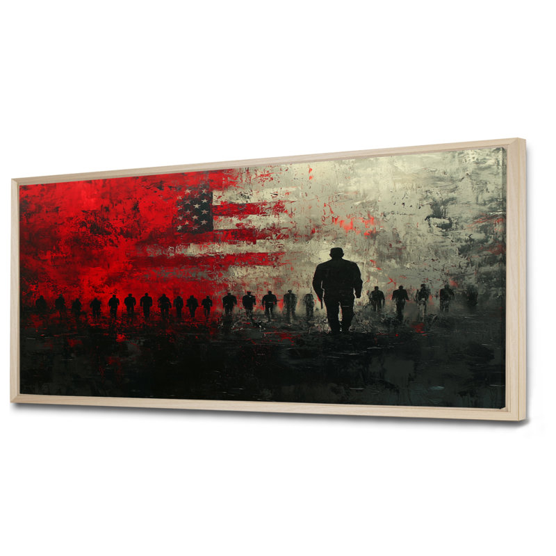 Jaanna - Landscapes Wall Art, H 28 po x l 60 po, Impression encadrée flottante, Crème, crème