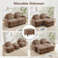 Causeuse modulaire 2 places Cloud Comfort Sofas, Teddy