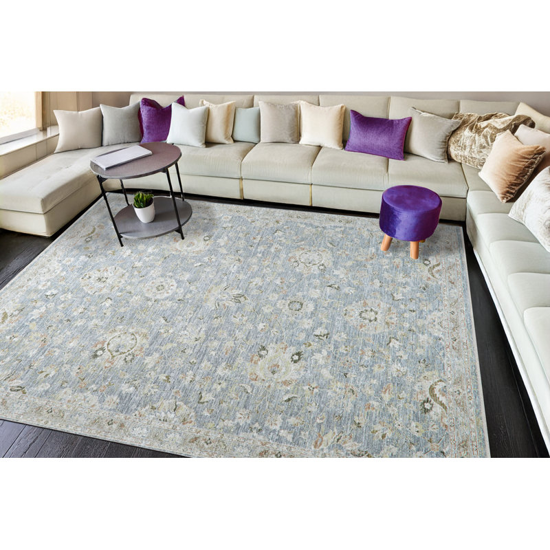 Stamey 12502-518 NAVY/IVORY/BEIGE, Rectangle 7'10" x 10'2"