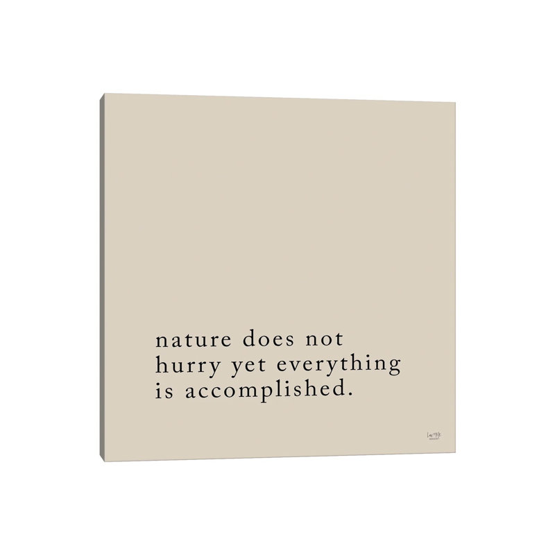 Accomplished by Lux + Me Designs - Wrapped Canvas Print, 30.48 cm H x 30.48 cm W