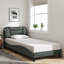 Structure de lit sans matelas Hvar gris clair 90 x 200 cm-1063841328-1024131088