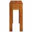 Console en bois d'acacia massif brun miel 43,3 po x 13,8 po x 29,5 po