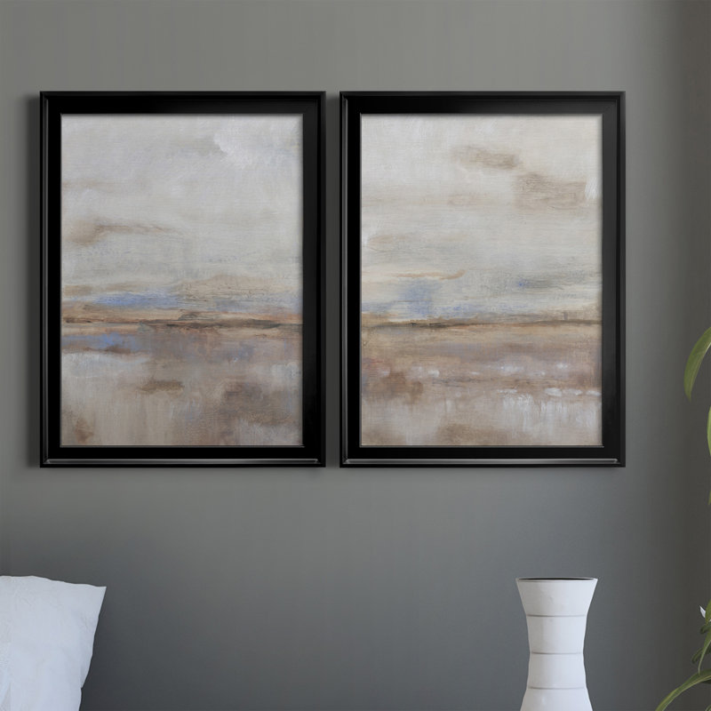 «Overcast Day I», reproduction encadrée de qualité supérieure - prête à être accrochée, H 30,5 po x l 22,5 po x P 1,25 po