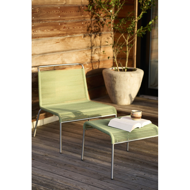 Salto Outdoor Ottoman, Brown