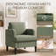 Fauteuil d'appoint rembourré de 74 cm de large avec poche de rangement latérale-709913164
