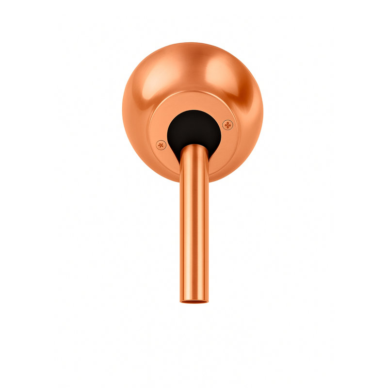 29 Degree Slant Ceiling Canopy, Brushed Copper