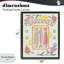 Cadre flottant pastel sardines et fleurs, design par Jo Reid-1238202405-1238202403