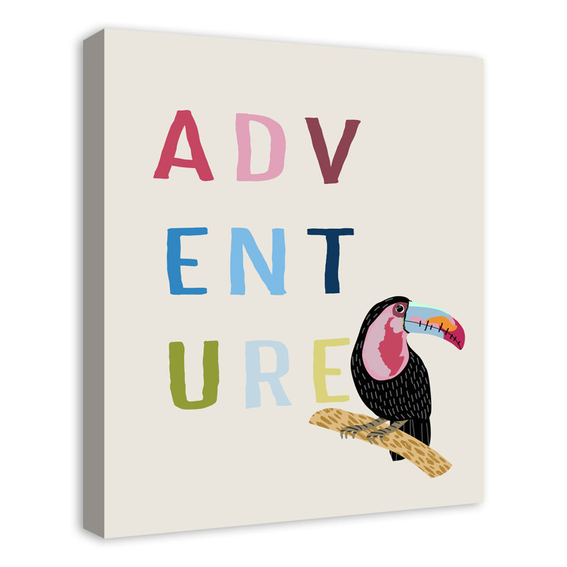 Art d'aventure sur toile, H 24 po x l 20 po x P 1,25 po