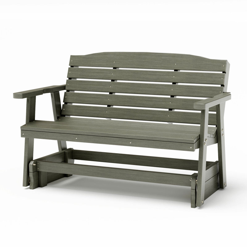  Fauteuil oscillant 4 pi Amish Made Classic, Bois flotté gris grain de bois