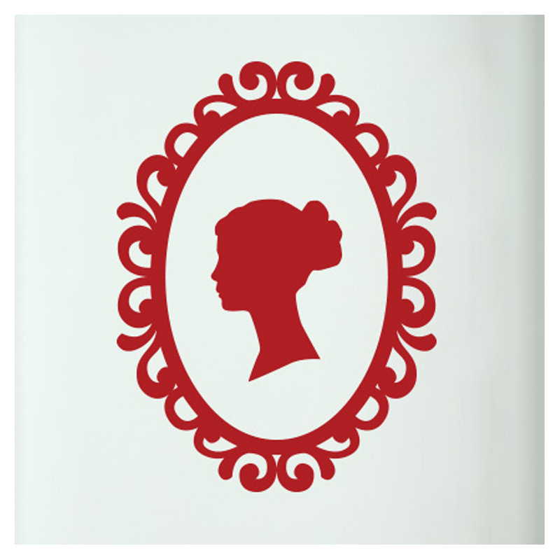 Wall Decal, Dark Red