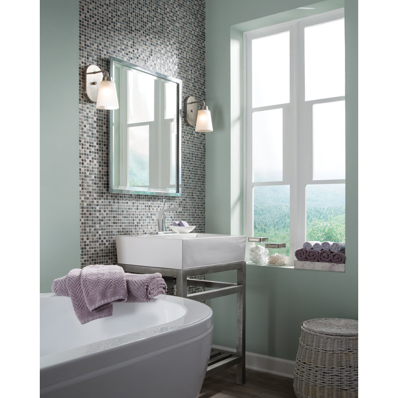 Kerrville One Light Wall / Bath Sconce from Generation Lighting , Brushed Nickel, No