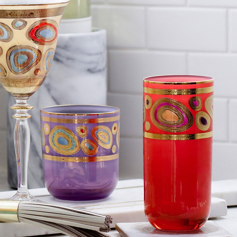 Regalia Highball Glass, Orange