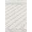 Elegant Hall Carpet, Grey & Cream, 31.5 x 59.1 inches | 100% Polyester, No Pile, Flat Weave, Thickness: 0.3 inches | Machine Woven, Durable, Easy to Clean with Vacuum & Spot Remover | Perfect for Modern Entryways-1025163058