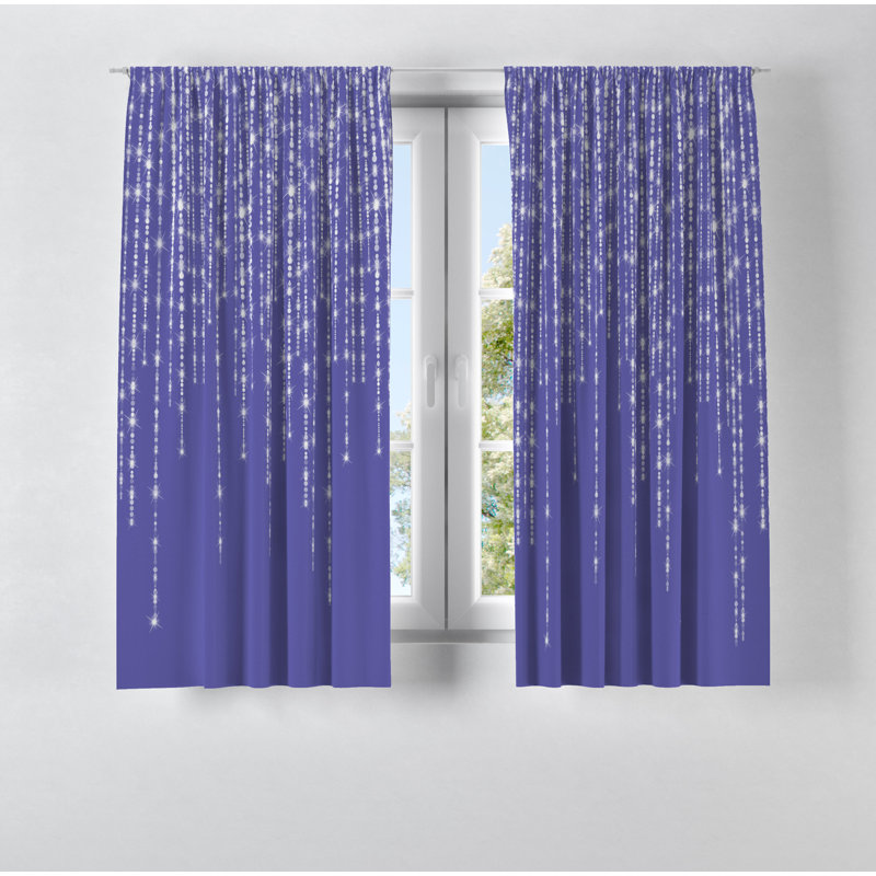 Semi Sheer Curtain Pair, 20" W x 52" L