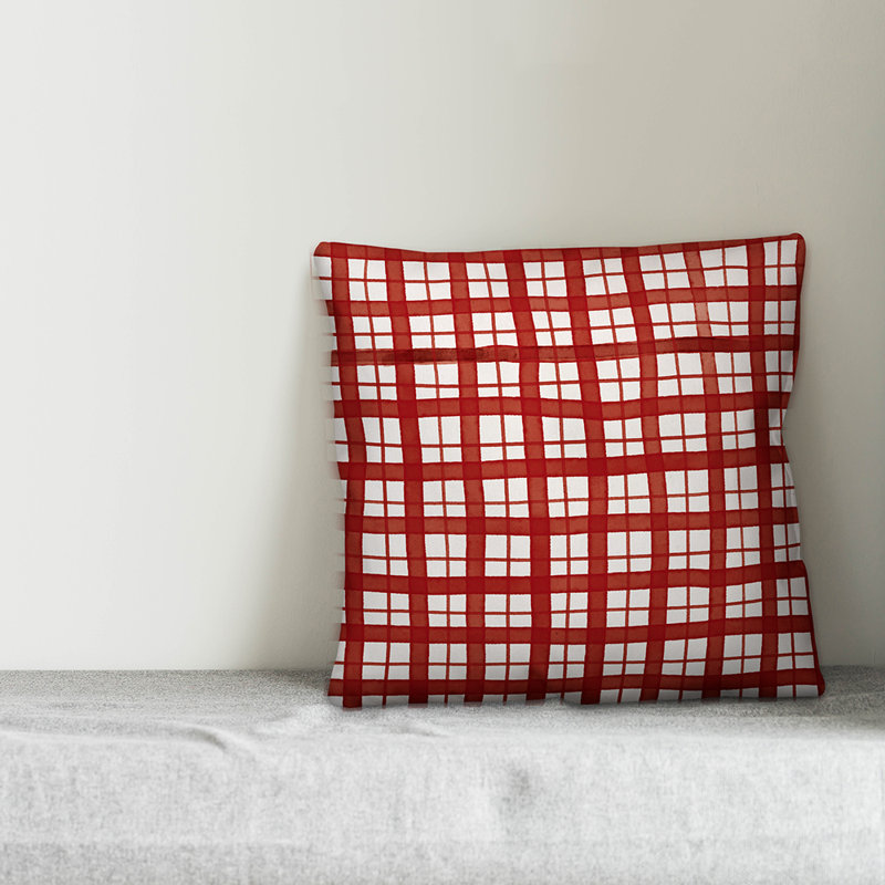  Plaid Throw Pillow, Pillow Cover