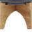 5" Planter W/ Wood Stand, Matte Gray-613400018-613400020-613400022