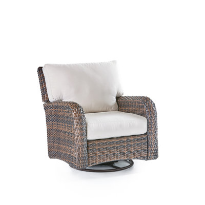 Fauteuil oscillant avec coussin