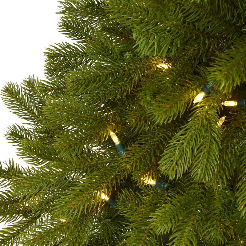 Lighted Artificial Christmas Tree, 6' H