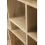 M Solid Wood Geometric Bookcase