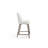 Jerri Wyatt Upholstered Bar Stool In Ricotta Boucle And Bronze Metal-907989613