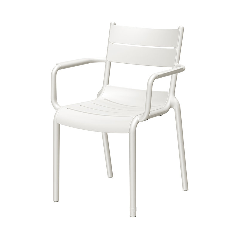 Loar Stackable Armchair, White