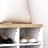 21 Hall Tree And Shoe Bench , 9 Pair Storage For Bedroom, Entryway, Hallway Organization, White, Space Shelving Unit, Decor, Particle Board Structure Coat Rack