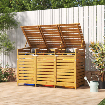 Anevay Wooden Triple Bin Store