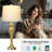 30” Tall Touch Control Table Lamp Set with USB & Type-c Ports, Bulb Included-560611320