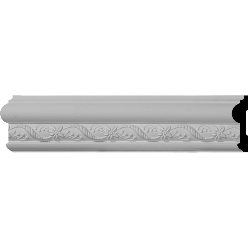 Leaf 3'' H x 96'' W x 0.875'' D Urethane Chair Rail
