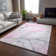 Premium Machine Washable Cerrito AMF515 Pink Rug
