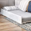 Lit plateforme en bois massif avec pied de lit et gigogne Elliana-1741955604-1741955605