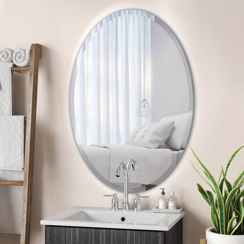 Raiquan Oval Wall Mirror, 40cm x 60cm