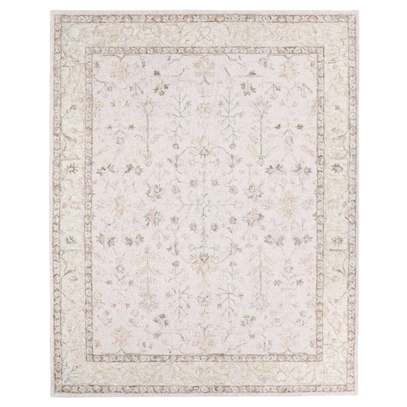 Jaipur Living Zenayah PRO12 Tufted Medallion Ivory Area Rug (5'X8'), Rectangle 5' x 8'